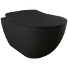 Унитаз подвесной Creavit Free FE320-11SM00E-0000 черный матовый без сиденья