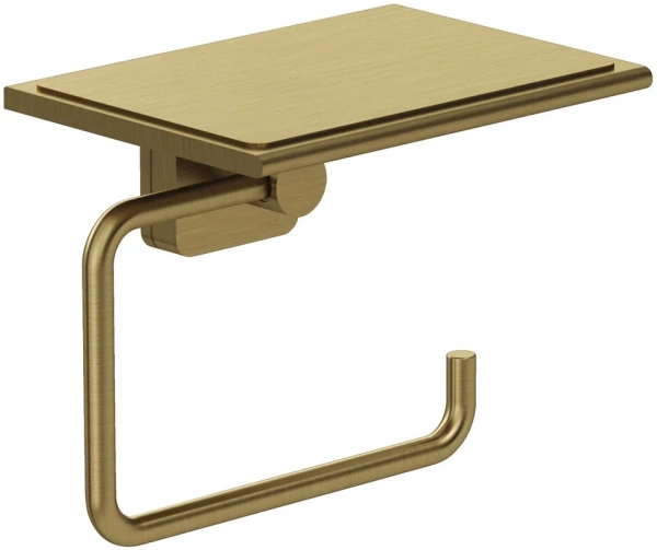 Держатель туалетной бумаги Kludi Vela S 25971N0 брашированное золото