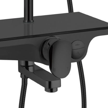 душевая система weltwasser ww dp 1020 bl 10000003186 черная