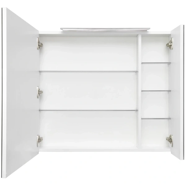 зеркальный шкаф 80x70 см белый глянец roca oleta a857647806