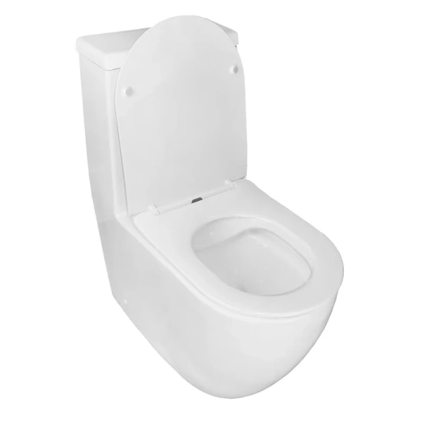 унитаз моноблок azario morano az-1001 напольный, горизонтальный слив, с сиденьем микролифт, 68x37x83 см, белый