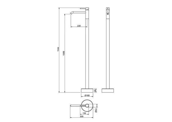 смеситель для раковины aquatek европа aq1309bgm цвет оружейная сталь