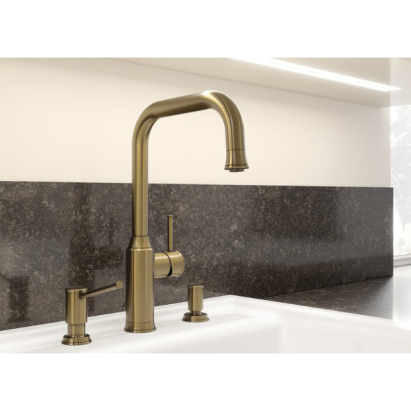 дозатор для моющего средства blanco livia 521292 полированная латунь