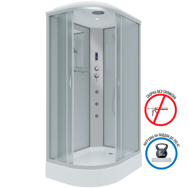 душевая кабина niagara classic 120x80 r ng-3312-14rf с гидромассажем