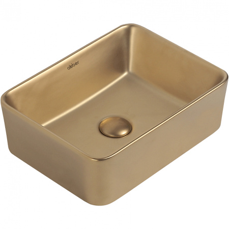 Раковина 40.5x30 см Abber Rechteck AC2213MMG, цвет золотой матовый