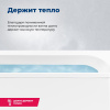 акриловая ванна aquanet riviera 180x80 231080 с каркасом, цвет белый