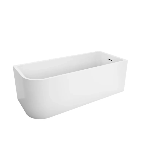 акриловая ванна belbagno bb712-1600-730-r правая, глянцевая белая