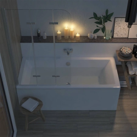 акриловая ванна berges tari 170x80 050028 без гидромассажа