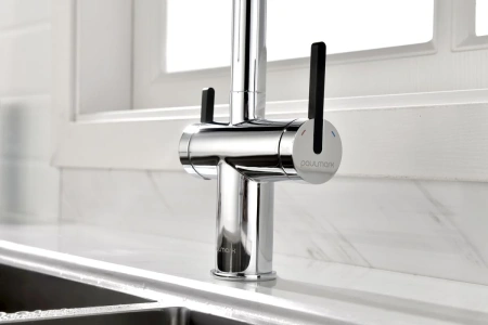 смеситель для кухни с подключением к фильтру paulmark gravity gr213888-cr