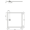душевой поддон 120×120 см ideal standard ultraflat s k8318fv черный