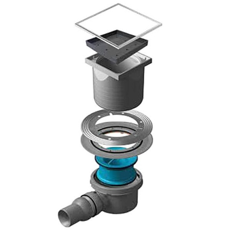 Душевой трап 144x144/50 мм Pestan Confluo Standard Ceramic 1 13000085 под плитку