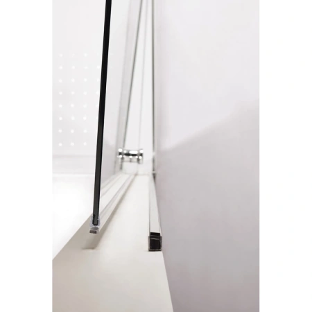 душевая дверь cezares eco 90 eco-o-b-1-90-c-cr профиль хром стекло прозрачное