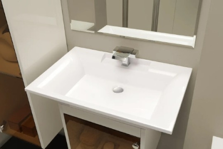 раковина встраиваемая сверху цвет и стиль милка 75