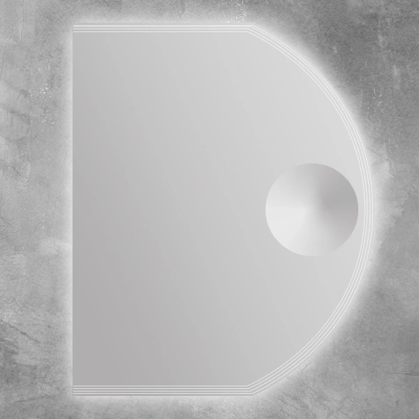 зеркало cezares 60 45029 с подогревом с подсветкой и увеличением