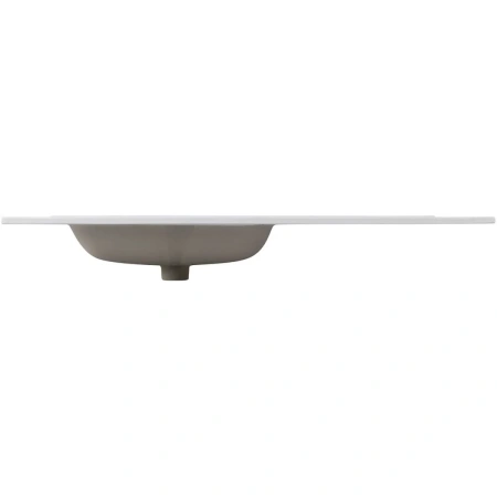раковина belbagno bb1200etl-l 121 см, полувстраиваемая, цвет белая