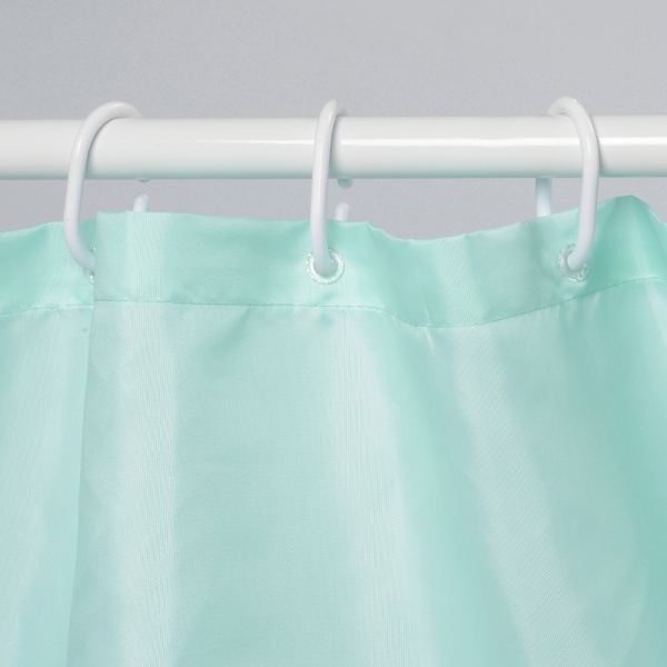 Штора для ванны WasserKRAFT Oder 180х200 SC-30301 цвет зеленая