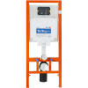 комплект унитаза cezares stylus-tor czr-6601-th-tor/czr2316sc с инсталляцией belbagno bb002-80/bb014-sr-bianco с сиденьем микролифт и белой клавишей смыва