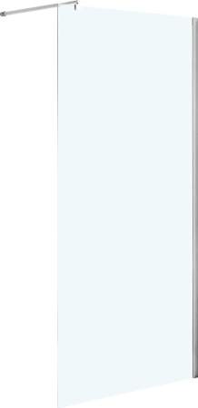 душевая перегородка niagara nova 120 ng-663-12 профиль хром, стекло прозрачное