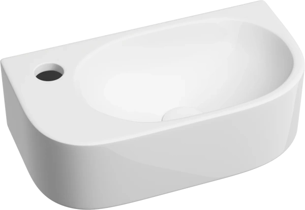 Раковина Ceramicanova Element CN6066R подвесная, чаша справа, 40х21.5 см, белая