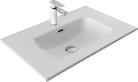 раковина 70 см aquanet flat 00284027 белая