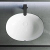 раковина ceramicanova element cn6043 встраиваемая, снизу, 56x42 см, белая