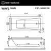 акриловая ванна whitecross wave 160x80 0101.160080.100 без гидромассажа