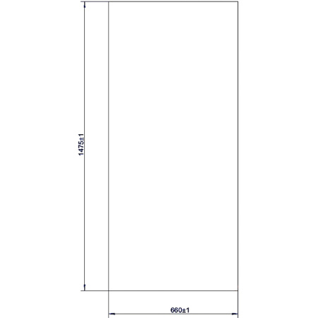шторка на ванну bravat alfa 70х150 bg070.1500am профиль хром матовый, стекло прозрачное
