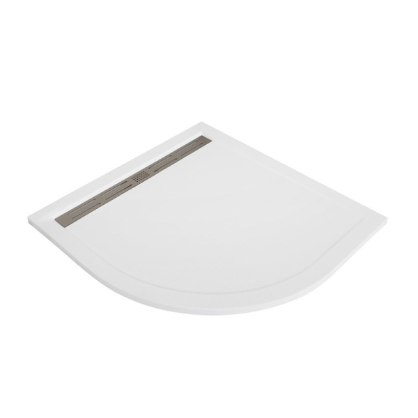 душевой поддон из литьевого мрамора 100x100 см cezares tray-as-r-100-30-w
