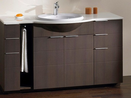 раковина встраиваемая roca java 52х47 см, 327863000, белая