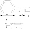 сиденье для душа ravak ovo chrom clear/stainless b8f0000029