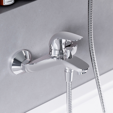 смеситель для ванны damixa eclipse 311000001 хром