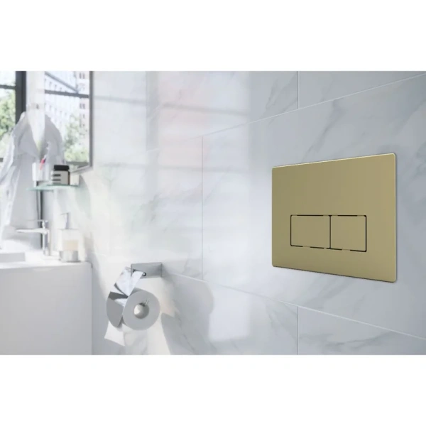 кнопка смыва для инсталляции azario az-8200-0091/az-p58-0160 цвет золото