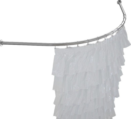 карниз для ванны aquanet capri 00156492 полукруглый 170х110