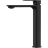 Смеситель для раковины AQUAme Monza AQM6314MB без донного клапана, черный матовый