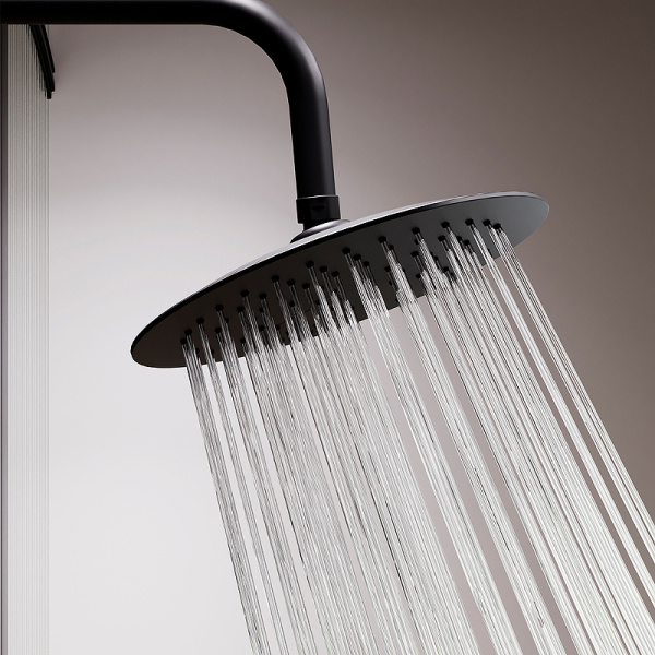 душевая система damixa scandinavian pure 936780300 черная матовая