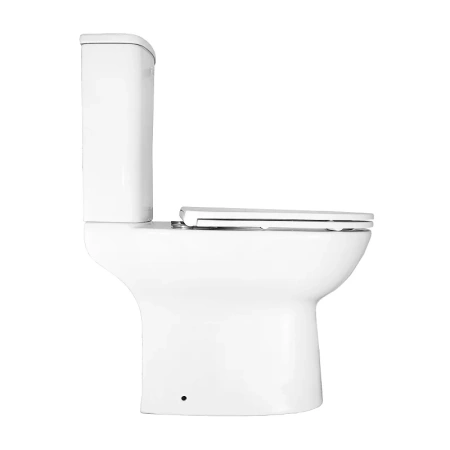 унитаз компакт azario kano 93590 напольный, безободковый, с бачком и сиденьем микролифт, 63х37х80 см, белый