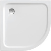 Душевой поддон из искусственного камня Ravak Elipso Pro Chrome 90×90 XA247701010 белый