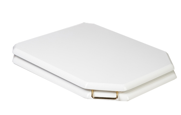 Сиденье для унитаза Boheme Vogue 947-BR с микролифтом, цвет белый