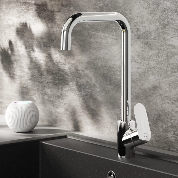 смеситель для кухни am.pm like f8006000 хром