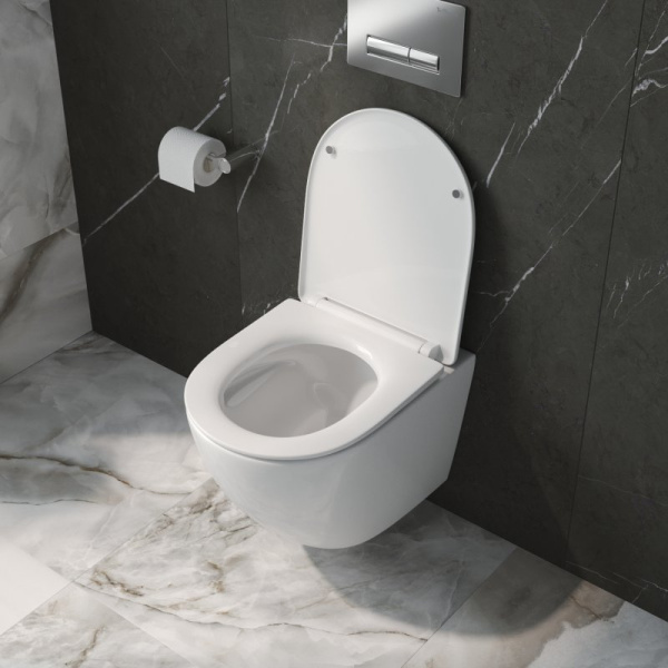 унитаз belbagno uno-tor bb5177ch-tor/sc подвесной с сиденьем микролифт