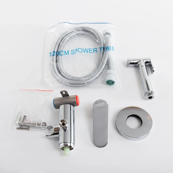 гигиенический душ cezares stylus stylus-dif-01 со смесителем, хром