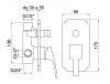 смеситель для душа cezares olimp vdim-l olimp-vdim-03/24-l золото 24 карат