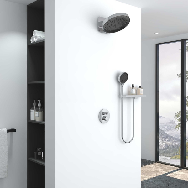 душевая система vincea inspire vsfw-3i22mt3rch с термостатом хром