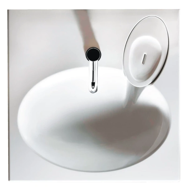 раковина над стиральной машиной paa claro kiclasif/00 60x60 см, белая