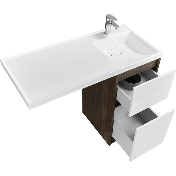 тумба под раковину aquaton лондри 105 1a267001lhdy0 дуб кантри без фасада