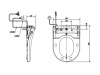 сиденье для унитаза toto washlet 4732 mh/nc tcf4732g#nw1
