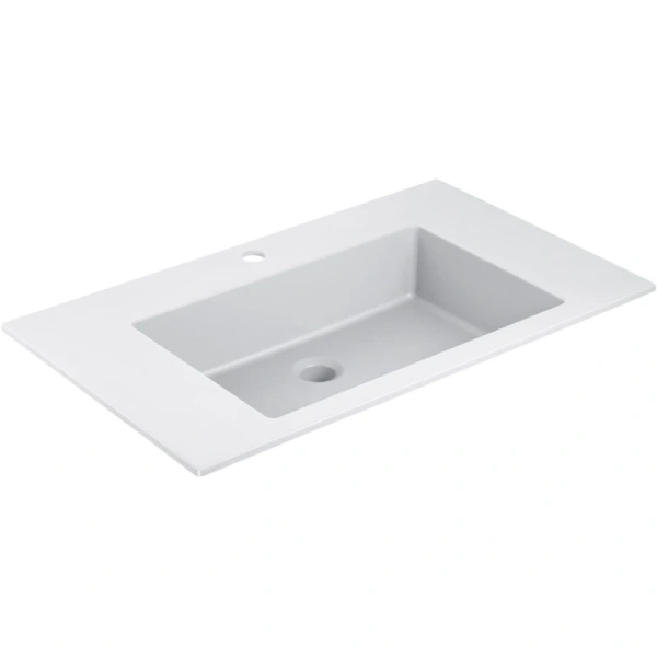 раковина vincea vcb-13800w 80х48 см, белая