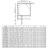 душевой уголок radaway almatea kdj 100 l×90 графитовое