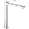 Смеситель Paffoni Tilt TI081CR для раковины, с донным клапном, высокий, излив 20.4 см, хром глянцевый