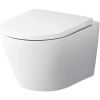 унитаз am.pm sense c741701sc подвесной, безободковый, с сиденьем микролифт, белый